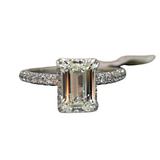 18K White Gold 1.31ctw Diamond Solitaire Ring