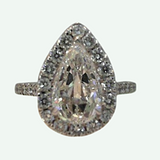18K White Gold 1.91ctw Diamond Solitaire Ring