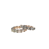 18K White Gold 2.07ctw Hoops Earrings