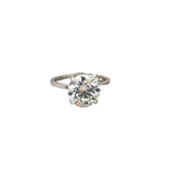 18K White Gold 2.40ctw Diamond Solitaire Ring