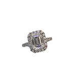 18K White Gold 2.50ctw Diamond Solitaire Ring