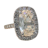 18K White Gold 3.50ctw Diamond Solitaire Ring