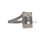 18K White Gold 5.03ctw Diamond Solitaire Ring