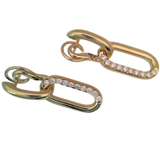 18K Yellow Gold 0.66ctw Jacket Earrings