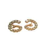 18K Yellow Gold 1.00ctw Hoops Earrings