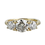 18K Yellow Gold 4.06ctw Diamond Solitaire Ring