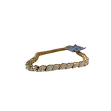 18K Yellow Gold 5.92ctw Diamond Tennis Bangle