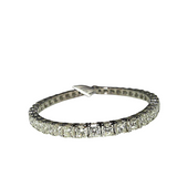 18K White Gold 16.00ctw Diamond Tennis Bracelet