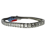 Platinum White Gold 10.03ctw Diamond Tennis Bracelet