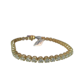 18K Yellow Gold 10.00ctw Diamond Tennis Bracelet