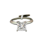 Platinum 1.20ctw Diamond Solitaire Ring