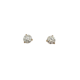 14K Yellow Gold 3.01ctw Diamond Studs