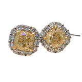 18K White Gold 0.55ctw Diamond Studs