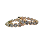 18K Yellow Gold 4.00ctw Diamond Hoops