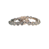 18K White Gold 4.00ctw Diamond Hoops