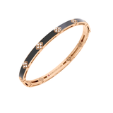 Roberto Coin 18K Rose Gold 0.14ctw Diamond Bangle