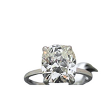 14K White Gold 0.06ctw Diamond Solitaire Ring