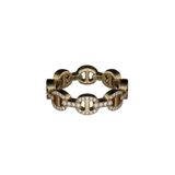 18K Yellow Gold 0.31ctw Diamond Right Hand Ring
