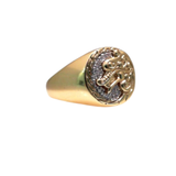 18K Yellow Gold ctw Diamond Right Hand Ring