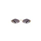 Cartier  CT0433S 001 55 - Gold Panthère De Cartier, Gold Rimless Frame
