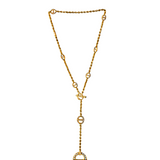 18K Yellow Gold ctw Diamond Chain Necklace