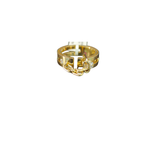 18K Yellow Gold 0.15ctw Diamond Solitaire Ring