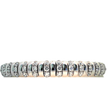 18K White Gold 4.55ctw Diamond Chain Bracelet