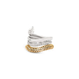 18K Two-Tone 0.47ctw Diamond Right Hand Ring