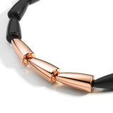 18K Rose Gold Ebony  Choker Necklace