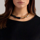 18K Rose Gold Ebony  Choker Necklace