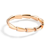18K Rose Gold 0.63ctw Diamond Bangle