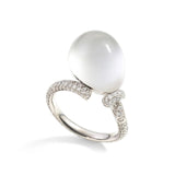 18K White Gold 1.02ctw Diamond Palloncino Ring
