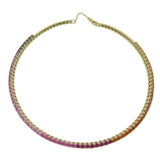 18K Yellow Gold 28.02ctw Gemstone Choker Necklace