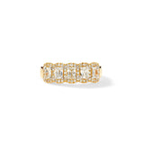 18K Yellow Gold 2.97 ctw Diamond Halfway Ring