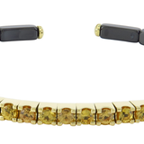 18K Yellow Gold 1.54ctw Diamond Bangle