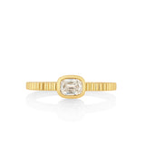 14K Yellow Gold 0.42ctw Diamond Solitaire Ring