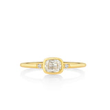 14K Yellow Gold 0.56ctw Diamond Solitaire Ring