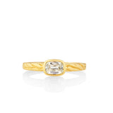 14K Yellow Gold 0.58ctw Diamond Solitaire Ring