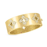 18K Yellow Gold 0.95ctw Diamond Bangle
