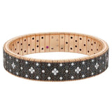 18K Rose Gold 9.40ctw Diamond Bangle