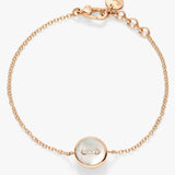 18K Rose Gold 0.03ctw Diamond Solitaire Bracelet