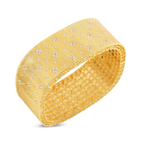 18K Yellow Gold 1.95ctw Diamond Bangle Bracelet