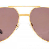 Cartier CT0272S 003 60 - Gold/White Première De Cartier,Gold Full Rim Frame Sunglasses