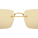 Cartier CT0367S 002 54 - Gold Precious, Rim less Frame Sunglasses