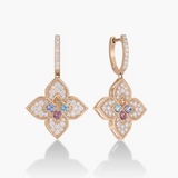 18K Rose Gold 0.87ctw Diamond Earring Jacket Earrings