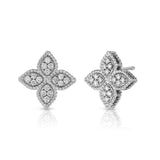 18K White Gold 0.35ctw Diamond Studs Earrings