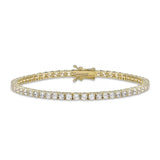 14K Yellow Gold 4.50ctw Diamond Tennis Bracelet