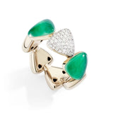 18K Yellow Gold 0.45ctw Diamond Right Hand Ring