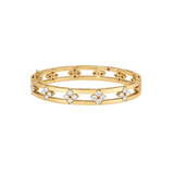 18K Yellow Gold 1.75ctw Diamond Bangle Bracelet