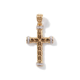 18K Yellow Gold 0.09ctw Diamond Pendant Necklace